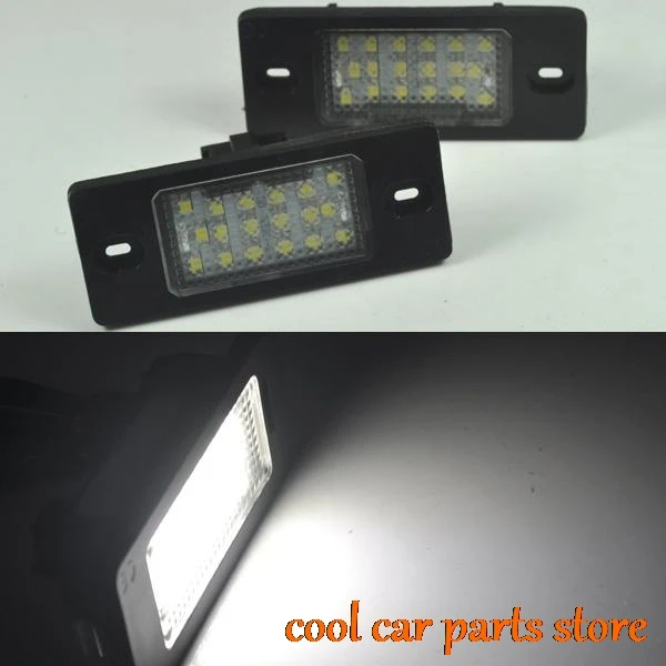 

2x Bright Led License Number Plate Light For Audi TT 8J 07-2010 TTS Roadster
