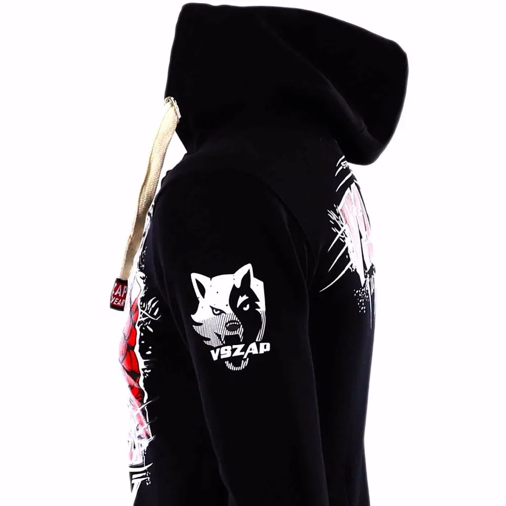 Толстовка с капюшоном и длинным рукавом на молнии|boxing sweatshirts|mma boxing trainingtaekwondo training