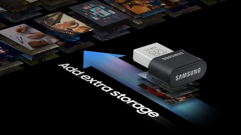 Samsung USB 3,1 флэш-накопитель FIT Plus высокоскоростной 128 Гб 64 ГБ 32 ГБ памяти флешки для смартфонов/планшетов/ПК