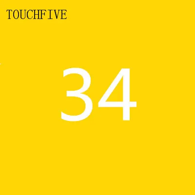 34 1 шт. TouchFive на выбор, 168 цветов, маркеры для эскизов, маркеры на спиртовой основе, набор цветных маркеров, товары для рукоделия, ручка для школы - Цвет: 34