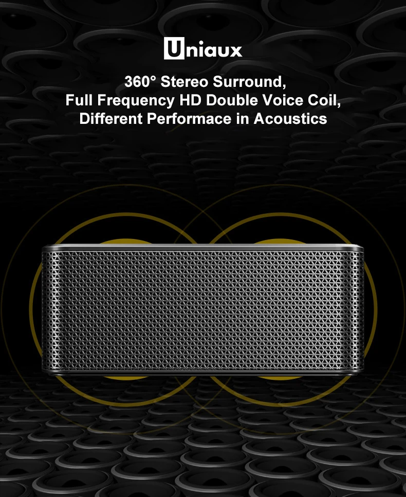Портативная колонка с аккумулятором 8000 мА · ч, перезаряжаемая Bluetooth Портативная колонка, AUX USB, Micro SD, PC динамик s