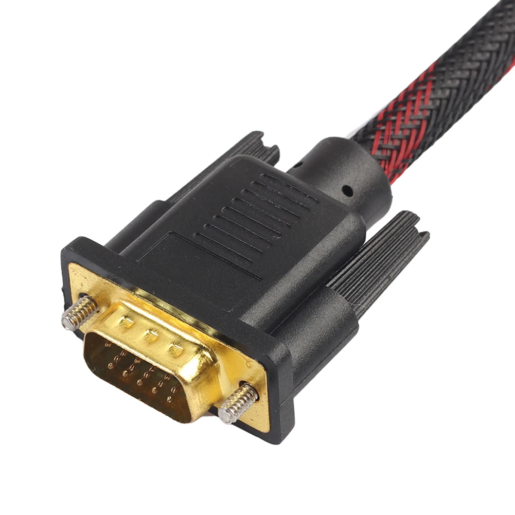 Кабель переходник с DVI штекер на VGA 1 4 м 24 + 5 для HDTV DVD ноутбука|vga connecter|dvi-i to vgacable male |