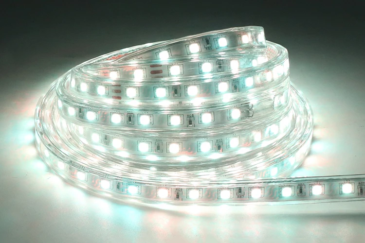 2 пальца сенсорный пульт дистанционного управления RGB Светодиодные ленты 220 V 220 Вт водостойкый led Светодиодные ленты светильник 60 светодиодный s/m 5050 лента СВЕТОДИОДНЫЙ прокладка полоса лента IL
