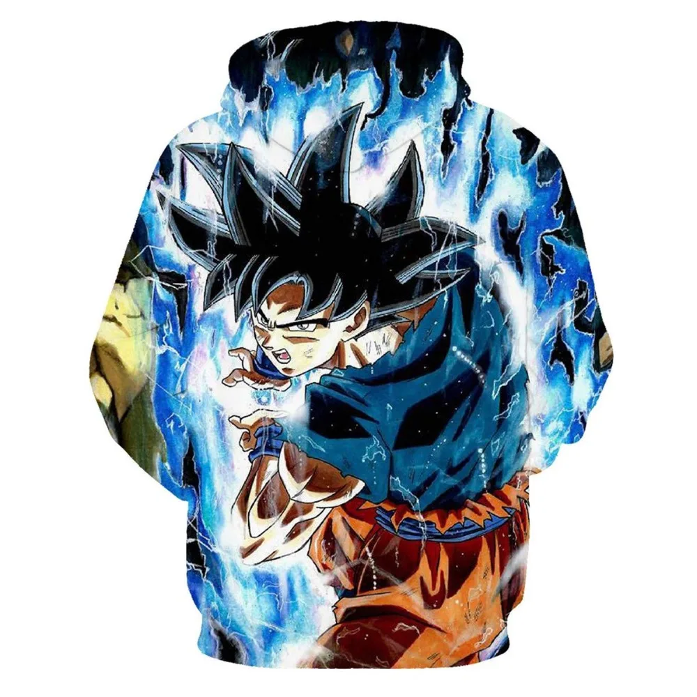 Горячая Мода для мужчин/женщин 3D толстовки с принтом Dragon Ball толстовки с капюшоном унисекс Топы оптом и в розницу повседневные толстовки