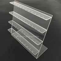 acrylic 48 holes earring slanted l display holder new retail promotion