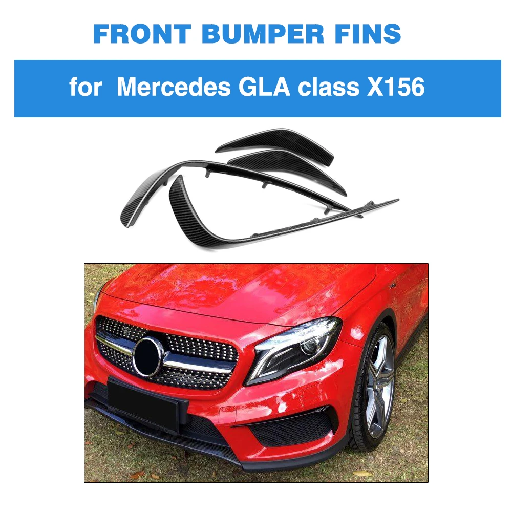 Передняя противотуманная фара из углеродного волокна/АБС для Mercedes-Benz GLA Class X156 GLA200