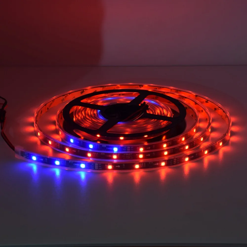 UCS1903 DVI/SPI Адресуемая светодиодная Пиксельная полоса света DC12V полноцветная RGB 30