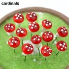 50 шт. 1 см мини пенный гриб искусственные растения цветы дети окрашенные DIY рукоделие домашнее искусственное праздничное украшение