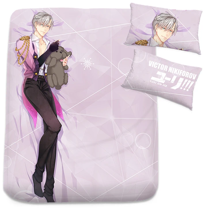 Чехол для матраса с рисунком японского аниме YURI on ICE Victor Nikiforov простыня покрывало