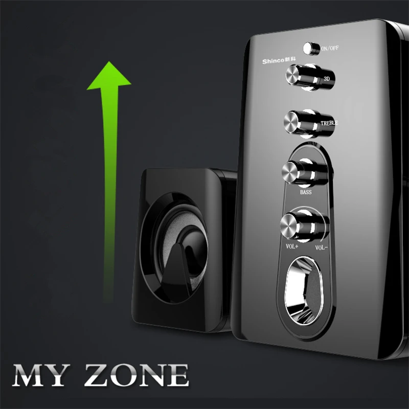 Мультимедийные компьютерные колонки USB power HiFi настольные компьютерные колонки высокое качество стерео ноутбук портативный USB Сабвуфер
