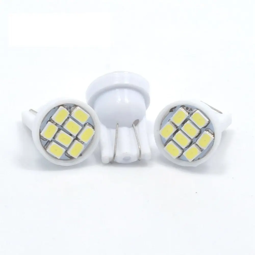 10 шт. светодиодный T10 1206 3020 8SMD W5W 194 168 192 авто Интерьер Клин 8 S SMD клин Освещение DC 12 В