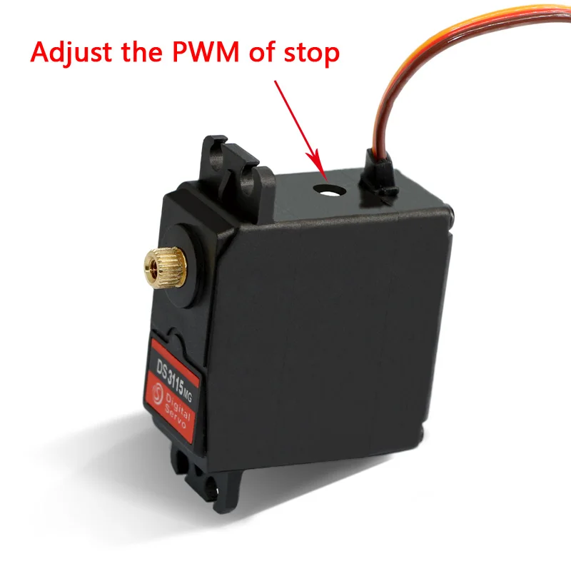 1x сервопривод 360 градусов непрерывного вращения DS3115 металлическая передача arduino