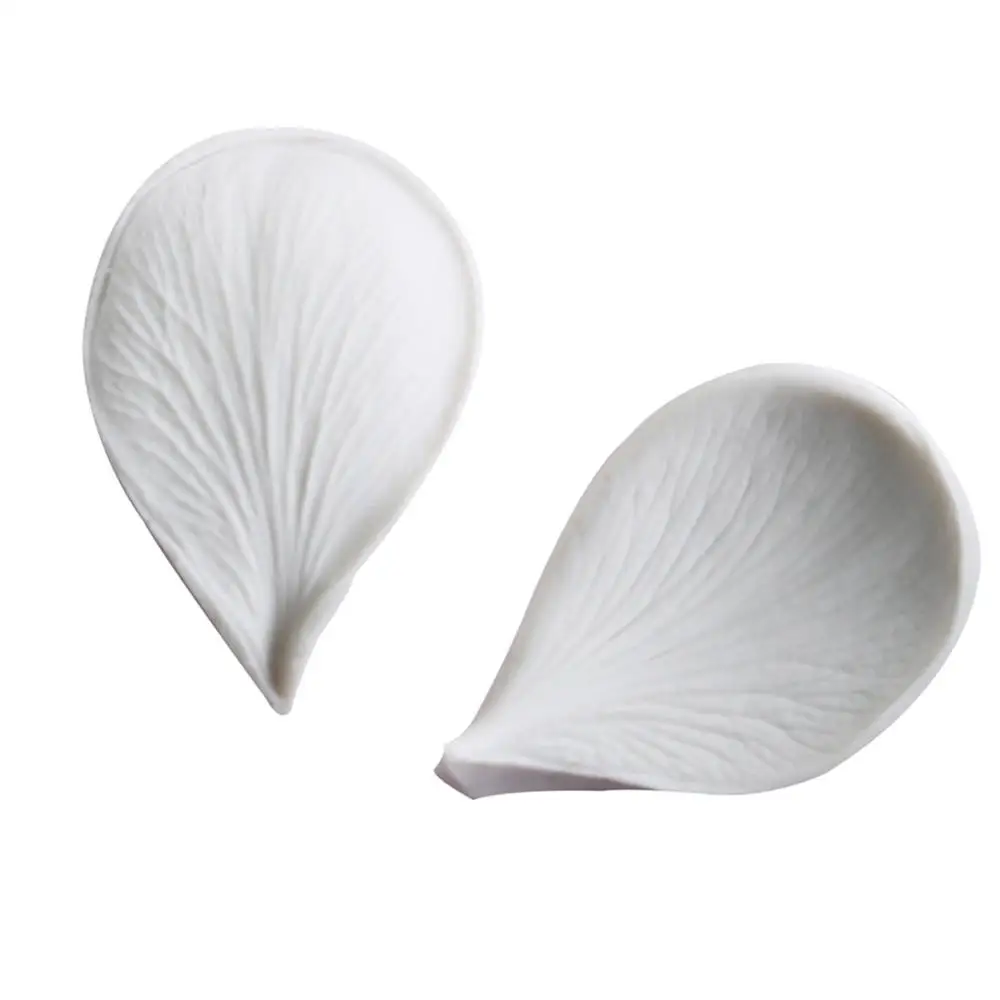 Цветочные лепестки из ФРАНЖИПАНИ силиконовая форма цветочная для помадки