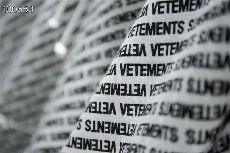 Vetements Толстовка для мужчин и женщин 1:1 высокое качество пуловер с полным принтом