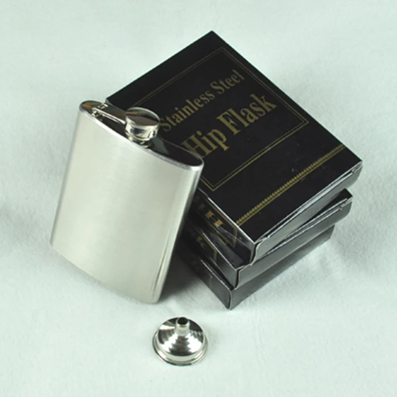 1 шт. нержавеющая сталь 7 унций фляга бутылка для напитков спирта виски винная