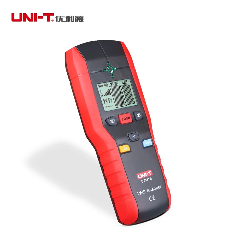UNI-T UT387B Многофункциональный ручной настенный детектор металла дерева AC кабель