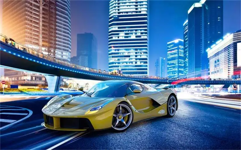 3d обои для комнаты на заказ фрески нетканый стикер роскошный спортивный