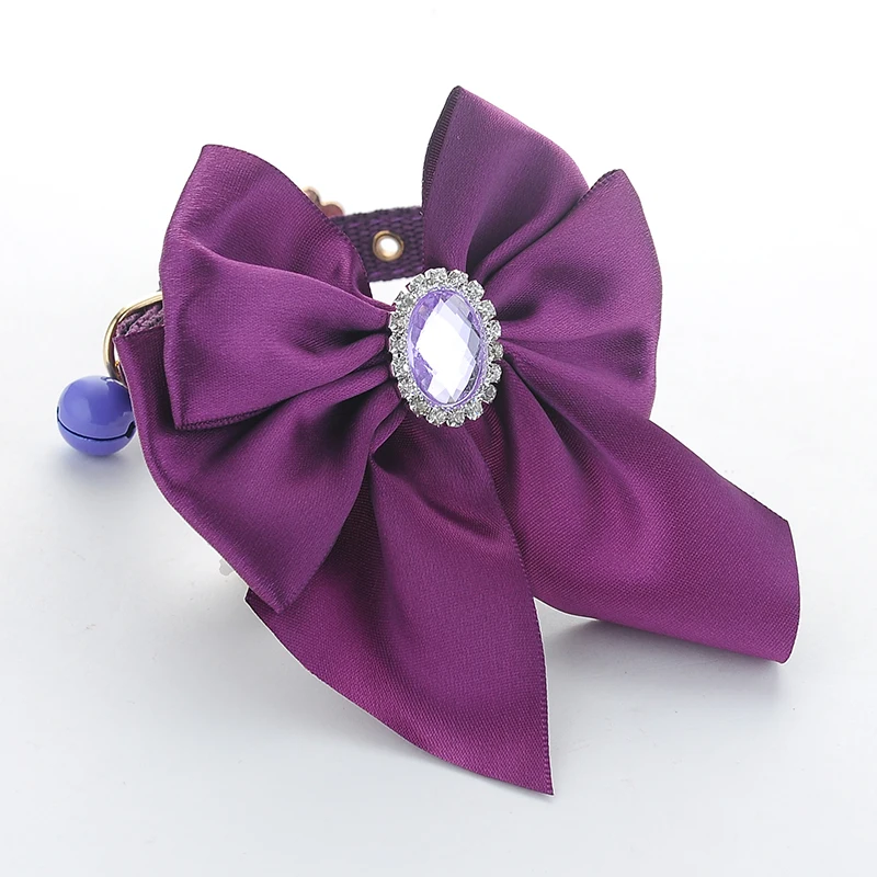 Cute Pet Wedding Flower Collars Cat Dog Necklace Pendant Jewelry Luxury Princess Puppy Grooming | Дом и сад