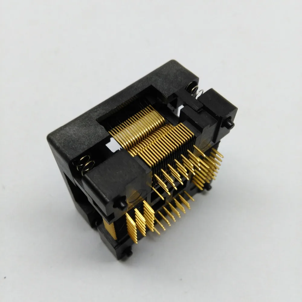Тестовый адаптер TQFP80 FQFP80 QFP80 для сгорания в розетке стандартный шаг 0 5 мм IC Размер