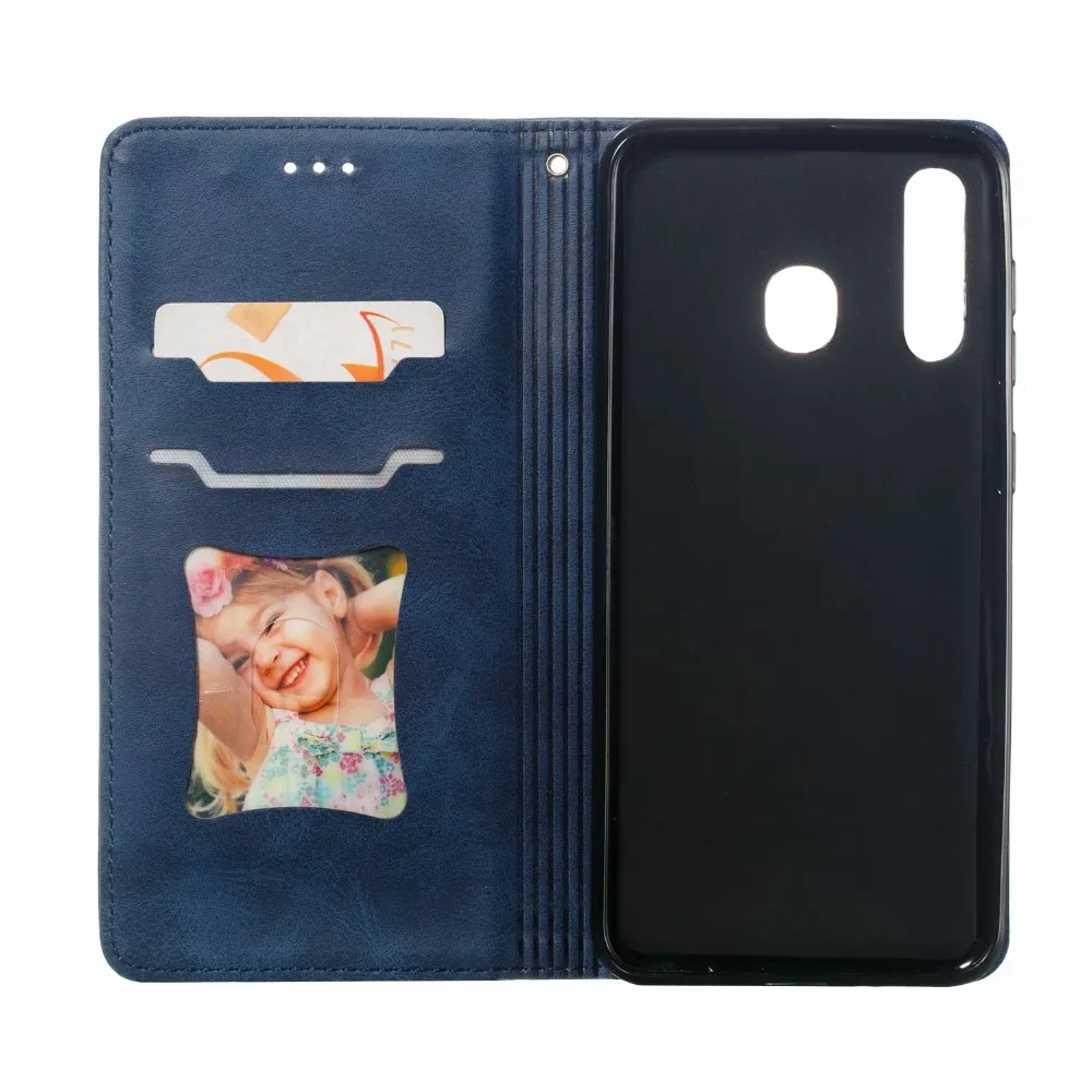 Застежка-молния кошелек флип-чехол для samsung A70 A50 A40 A30 A20 A10 samsung A6 A7 A8 M10 M20 кожи(полиуретан) для samsung J7 J5