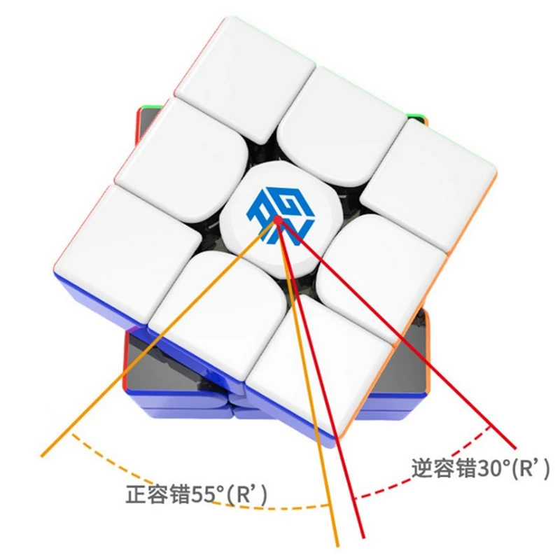 Gan356R 3x3 волшебный куб Развивающие игрушки для тренировки мозга-красочные