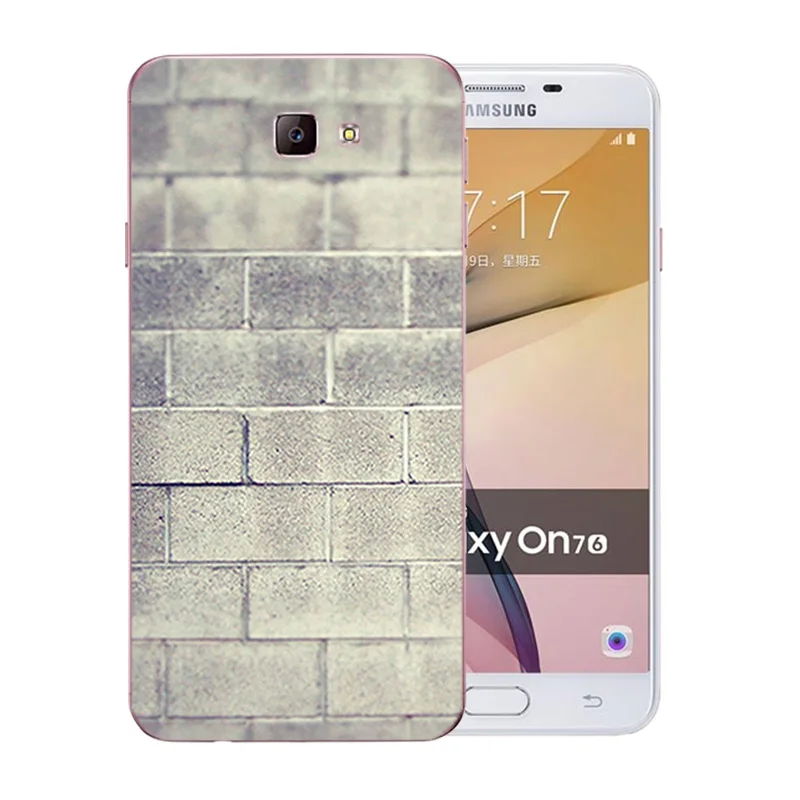 Матовый ТПУ чехол для телефона Samsung Galaxy J7 Prime Pinky Pattern Силиконовый On7 2016 G610F полный