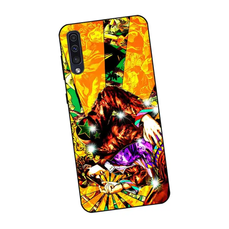 P104 Jojo странные приключения Черный силиконовый чехол для samsung Galaxy A6 A7 A8 A9 A10 A30 A40 A50