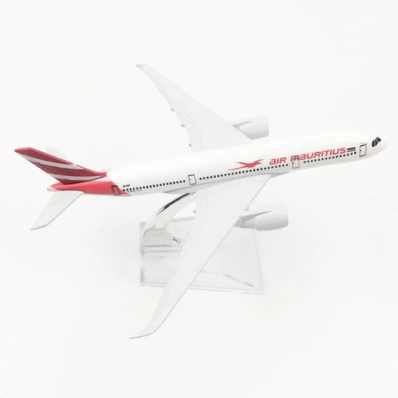 

16CM 1:400 Scale Airlines Airbus A350 Model Alloy Air Mauritius Airlines Aircraft Plane Collection Kids Children Collections
