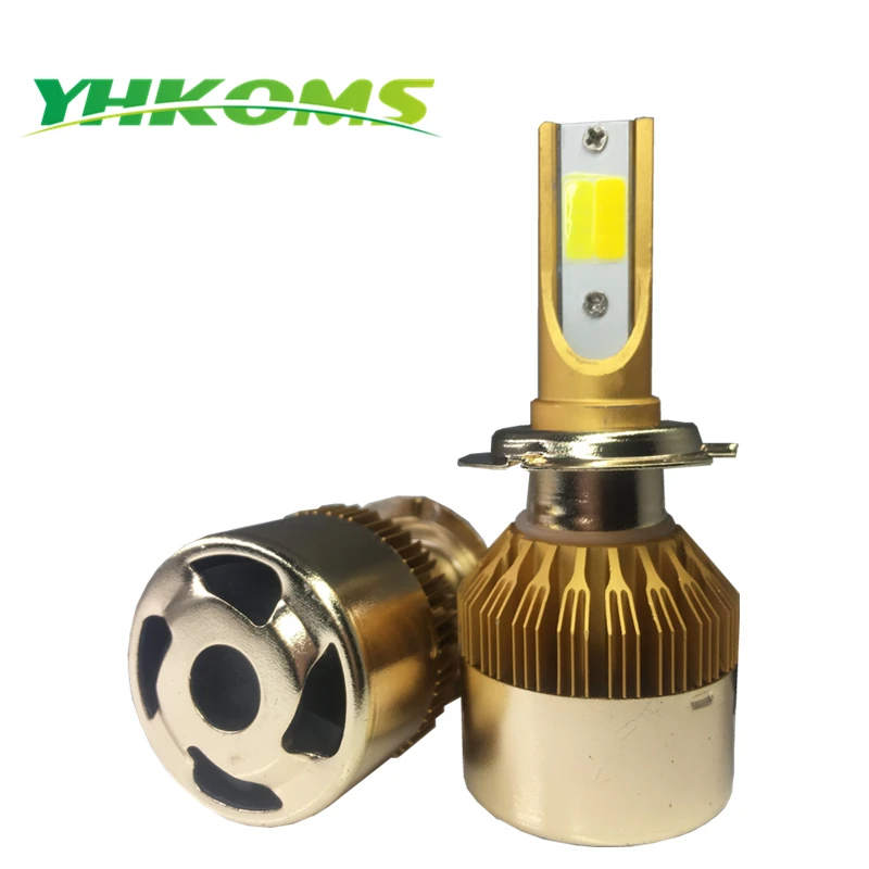 Светодиодные лампы YHKOMS H1 H7 LED H3 880 881 H27 9005 HB3 9006 9012 HB4 H8 H11 H4 Автомобильные