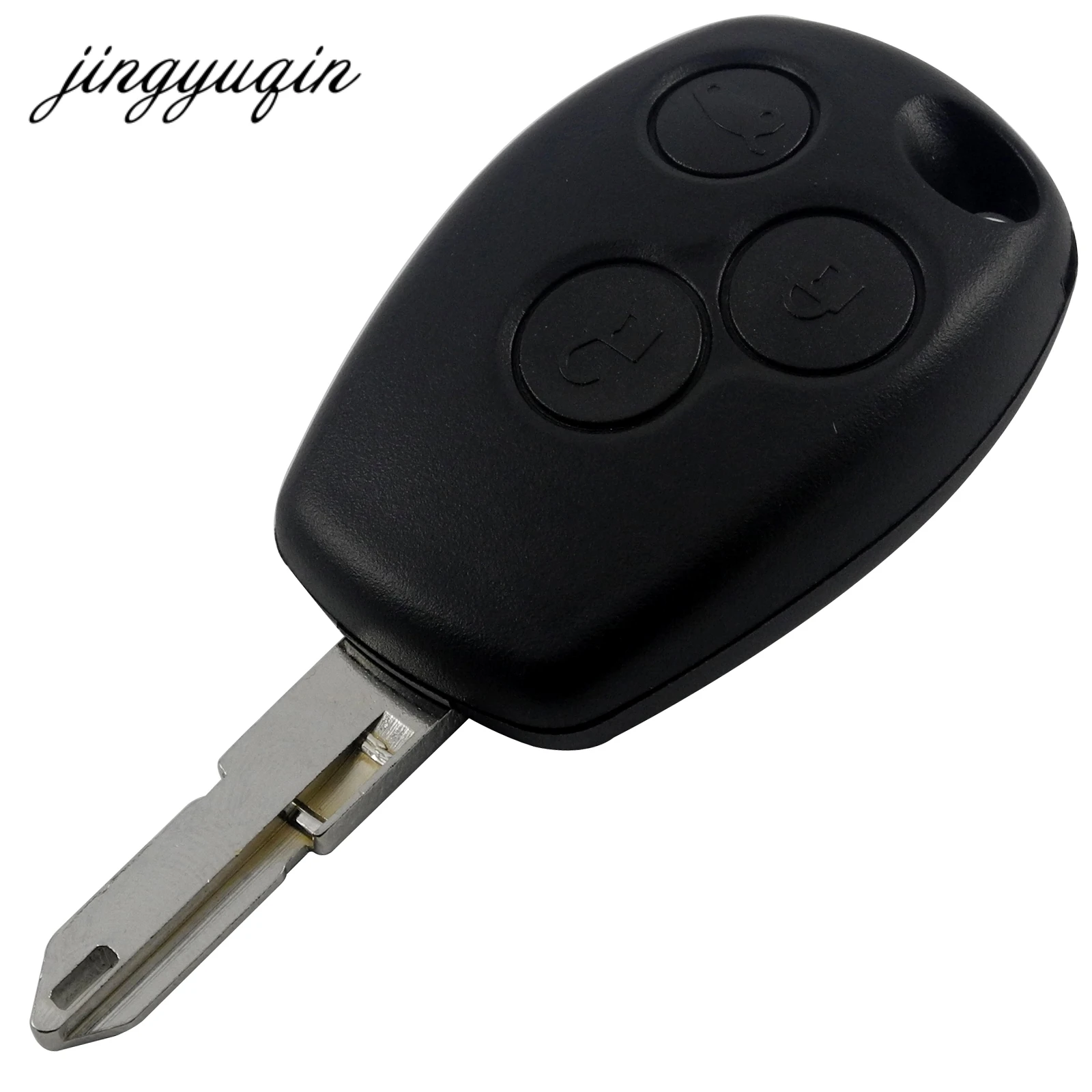 Чехол jingyuqin с Дистанционным Ключом чехол 3 кнопками для Renault Duster Logan Fluence Clio Vivaro Traffic