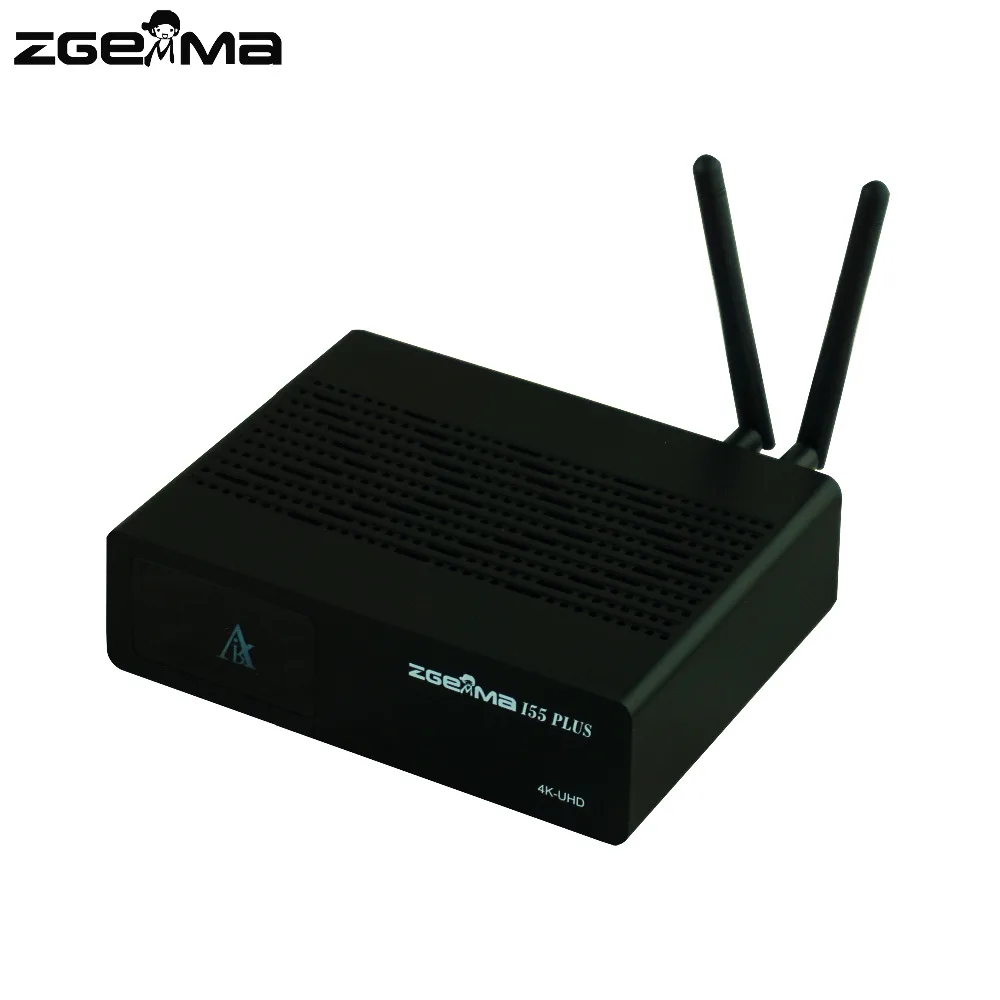 2 шт./лот zgemma i55 plus 4K iptv tv коробка с 300HMz встроенный wifi|Спутниковое ТВ| |