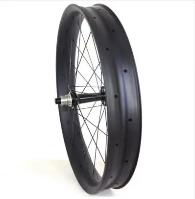 Бескамерные колеса 26ER Fat bike карбоновые 80 мм совместимы с клинчерными втулками
