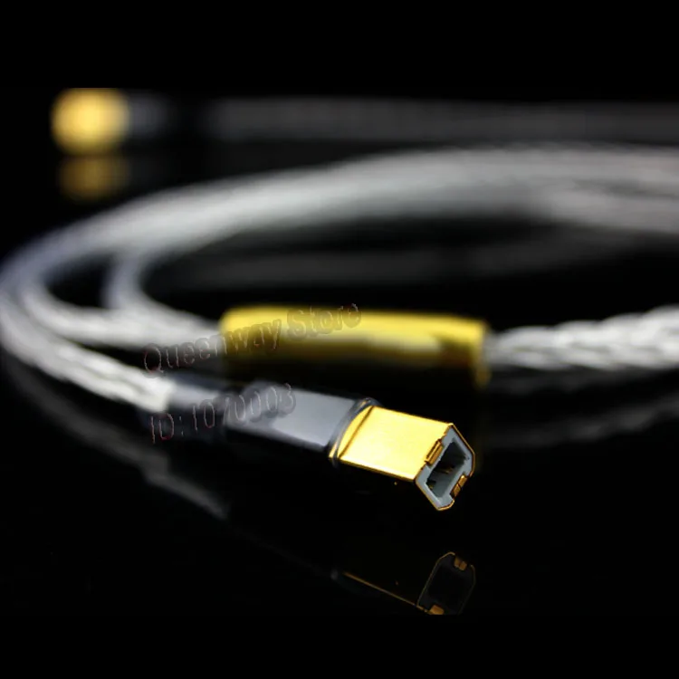 Hi End HiFi USB звуковая карта декодер DAC цифровой кабель HIFI A / B порт на выбор|Кабели