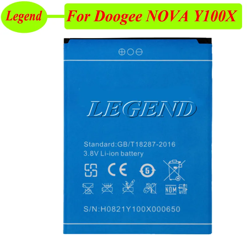 Аккумулятор 2200mAh Для Doogee Y100X DOOGEE NOVA Y100X|battery for doogee|battery foraccumulator doogee |