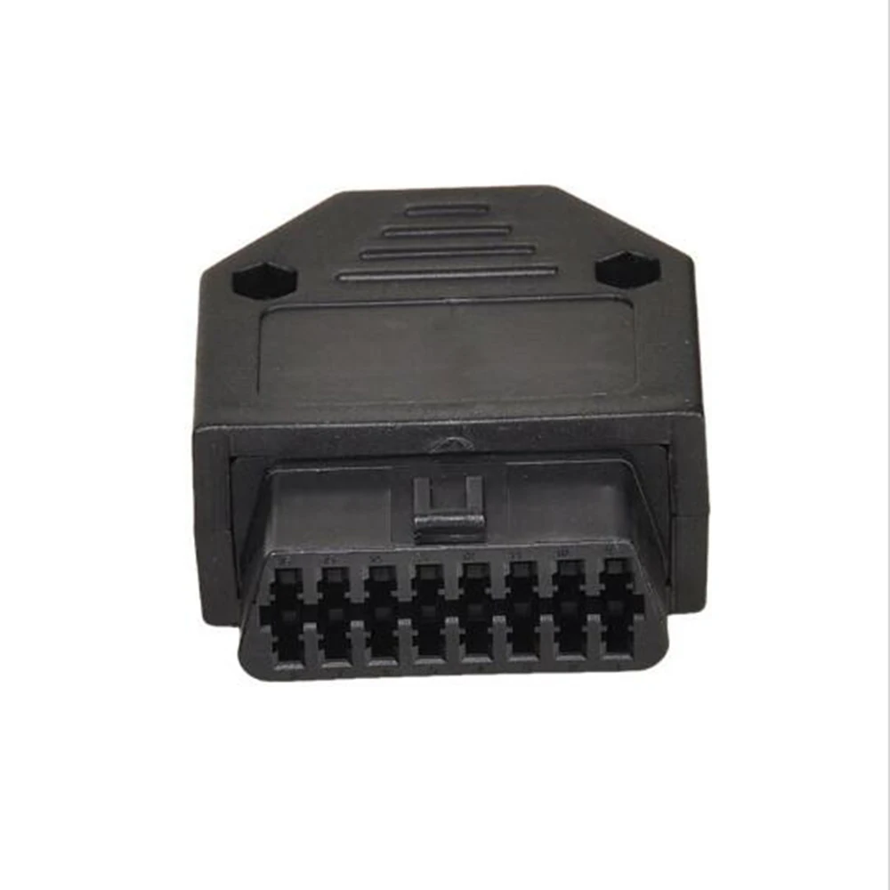 J1962F OBD2 16-контактный гнездовой разъем OBDII адаптер с винтами диагностический