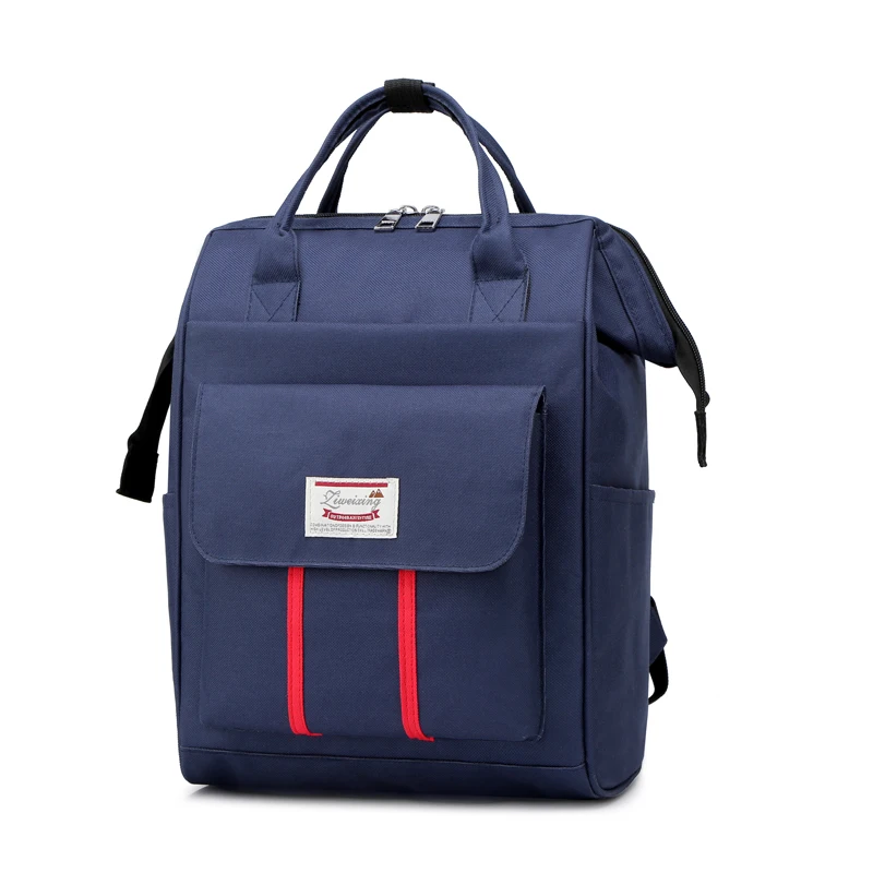 blue Подгузник рюкзак сумка Мумия большая емкость сумка мама ребенок Multi-function коляска с водоотталкивающим покрытием Путешествия Пеленки сумки для ухода за ребенком - Цвет: blue