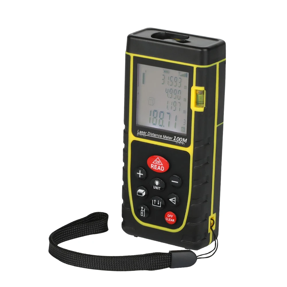 Новый экологически чистый лазерный дальномер высокоточный 40 м 60 80 100 три цвета на