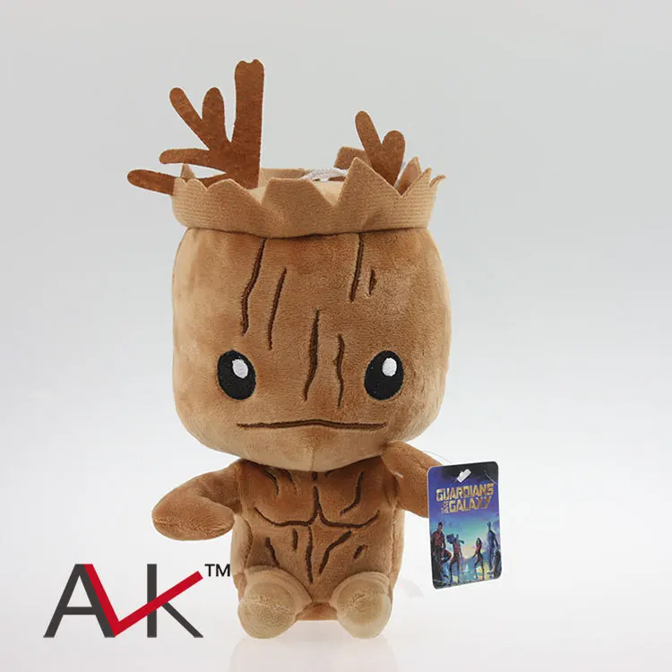 5 шт. / lot 20 см фильмы стражи Galaxy плюш игрушка в вал человек гроот кукла милый треант
