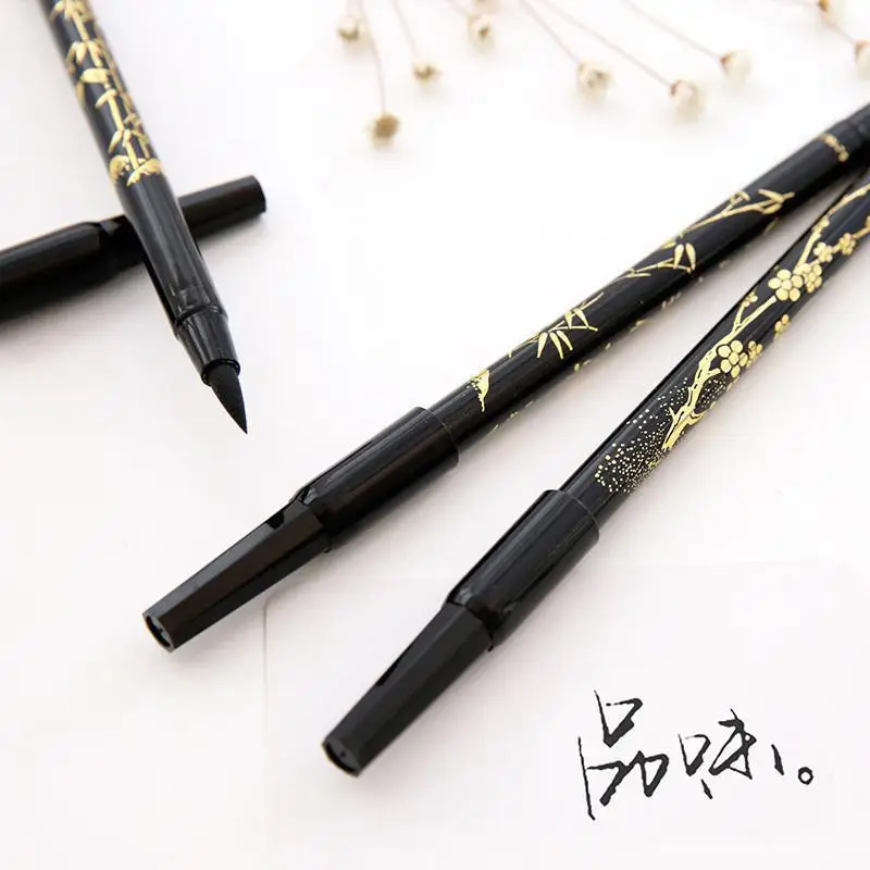 Multi Function Calligraphy Pen Hook Line Drawing Sketch Markers For Kids Gift Office School Writing Art Supplies | Канцтовары для