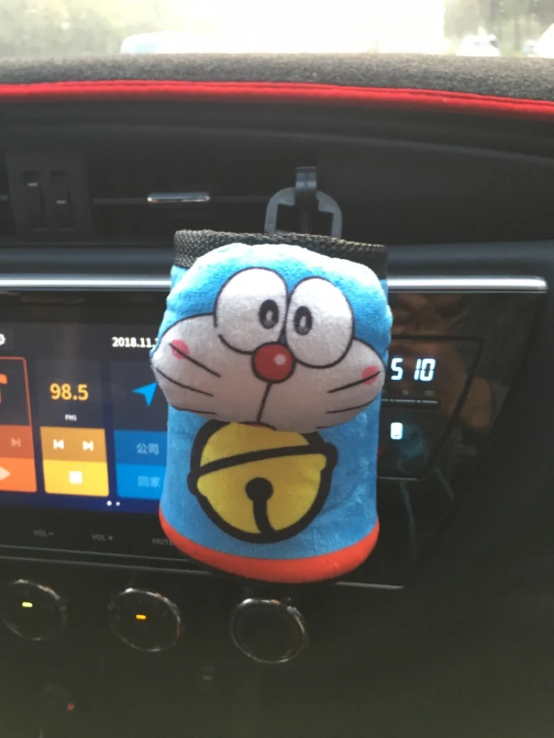 1 шт., мультяшная плюшевая подушка Doraemon, Автомобильная подушка безопасности, чехол для ремня, коробка для получения бумажных полотенец, коробка для салфеток, мягкая игрушка