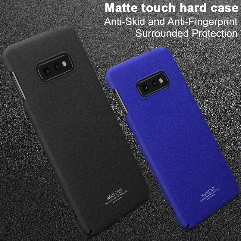 IMAK Ковбой матовая Coque для samsung S10E противоскольжения Hard-PC Mobile Телефон задняя крышка