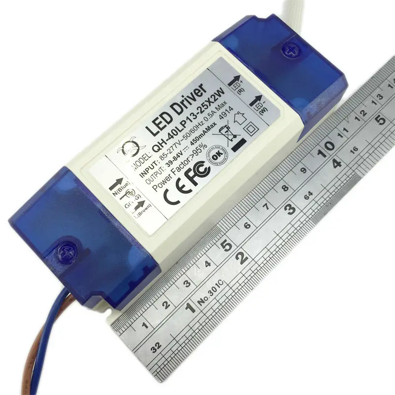 Трансформаторы постоянного тока 13-25x2W DC39-84V 430mA-450mA 30 Вт 40 Светодиодный драйвер