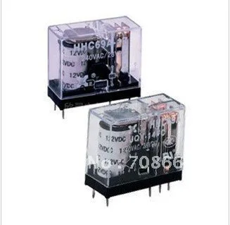 

5 шт. JQX-14FC 1Z DC12V катушка 5-контактное электромагнитное реле мощности