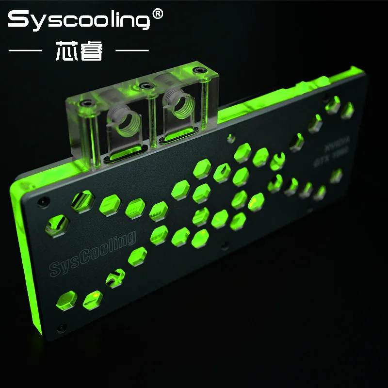 Syscooling PCB версия NVIDIA1080/1070 общая дизайн медный полный охват с RGB