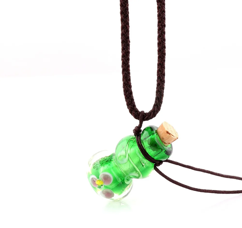 Модное платье с цветочным узором кулон ожерелье Красочный Бусины из стекла