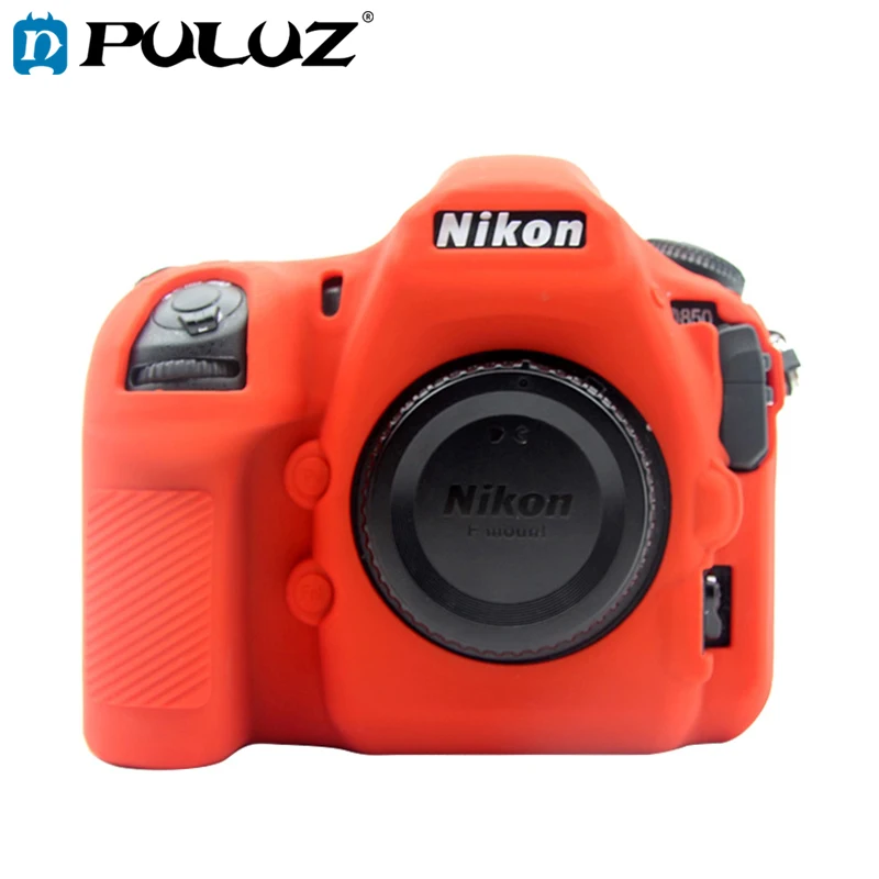 PULUZ мягкий чехол для Nikon D850 D750 D7200 силиконовый чехол Противоскользящий противоударный защитный чехол для Nikon D850 D750 D7200