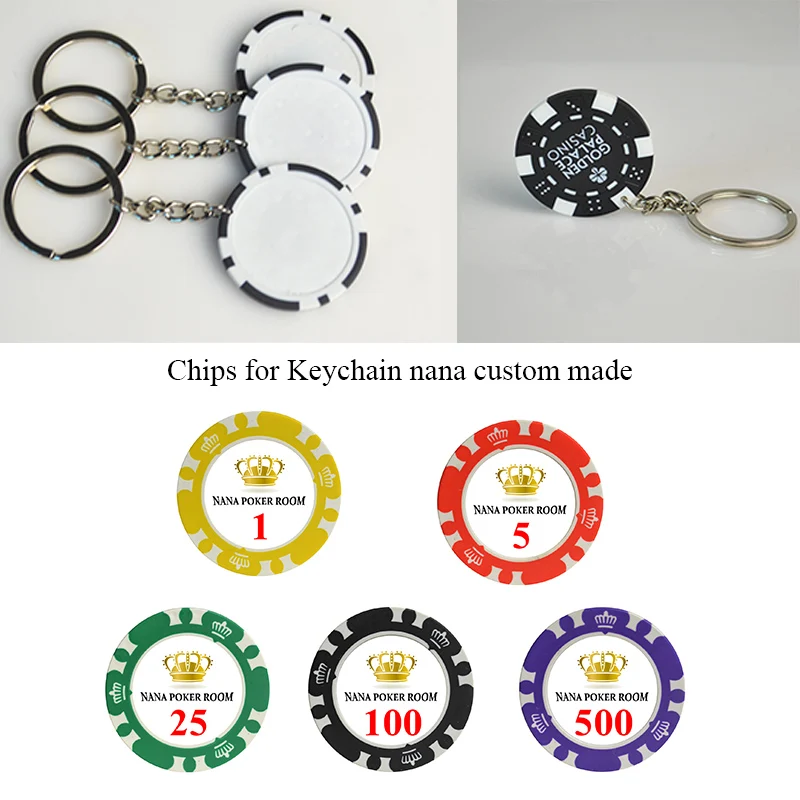 

Clay+Inner Metal Chips for Keychain nana custom made Wholesale Price
