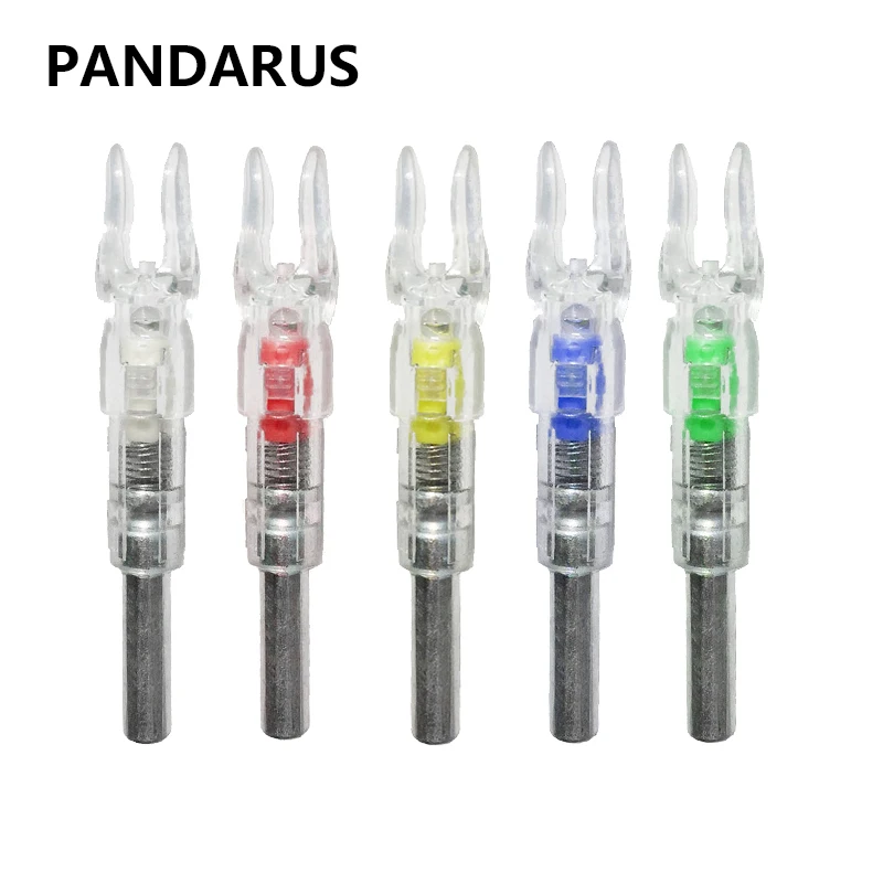 PANDARUS 3 шт. освещенная стрелка Nocks для стрельбы из лука блочный лук сменные стрелы