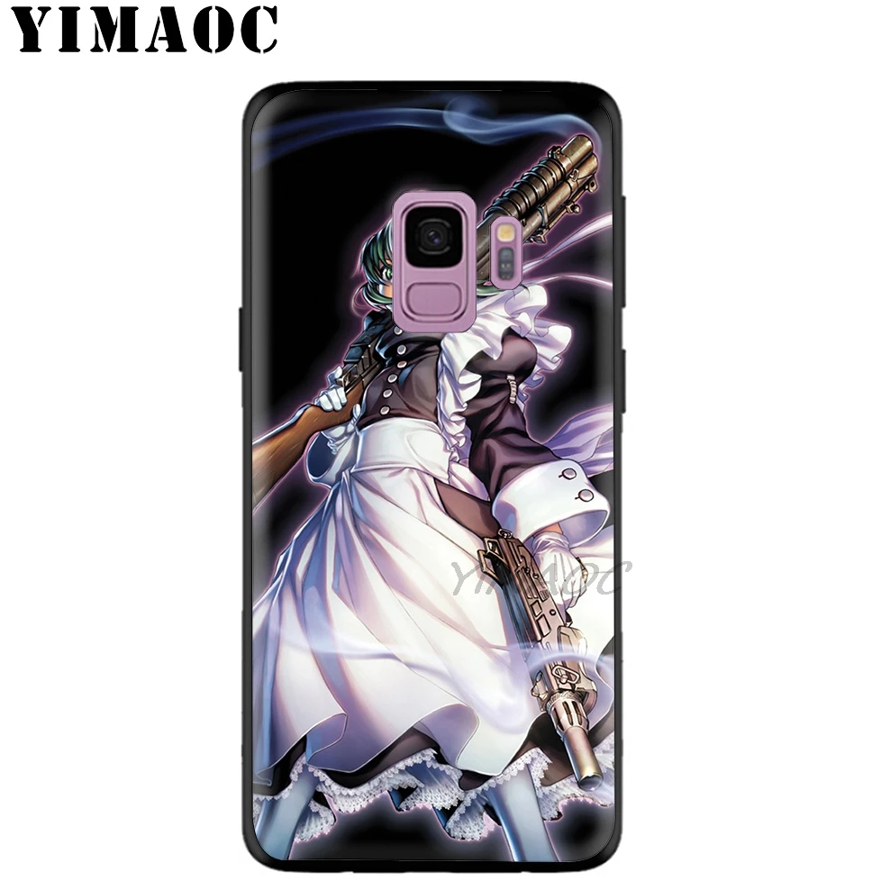 YIMAOC черный Lagoon аниме Мягкий силиконовый чехол для samsung Galaxy A9 A8 A6 Plus 2018 A5 A3 2017 2016 Note 9