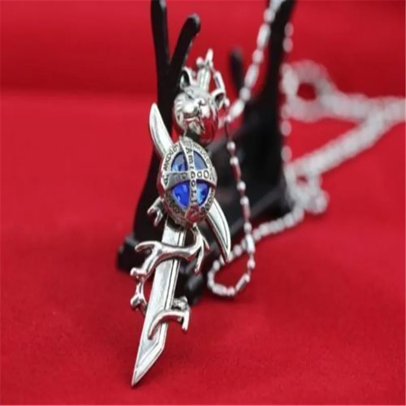 Kateyo Hitman Reborn Vongola Tsuna Famiglia бриллиантовое ожерелье для косплея мини-меч подвеска ожерелье из металлического сплава